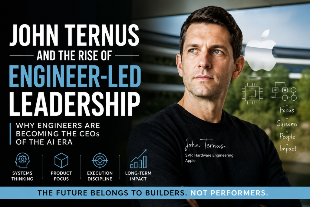 John Ternus engineer-led leadership AI era Apple leadership concept